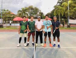 Tim Tenis Badung Sabet Emas Beregu Putra Porprov Bali 2025, Berkat Duet Made Bagas–Kadek Ari