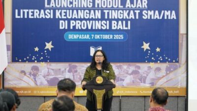 OJK Bali Luncurkan Modul Ajar Literasi Keuangan