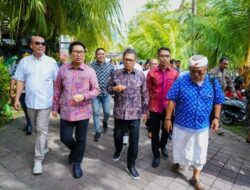 Bupati Badung Dampingi Menteri Desa PDT Kunjungi BUMDes Desa Tibubeneng