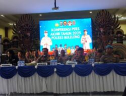 Akhir Tahun 2025, Polres Buleleng Soroti Penurunan Kejahatan dan Prestasi
