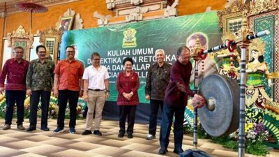 Hadiri Kuliah Umum Rocky Gerung di Unmas, Gubernur Koster Ajak Mahasiswa Manfaatkan AI Tanpa Tinggalkan Jati Diri