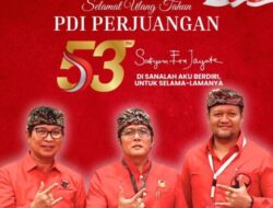 DPC PDI Perjuangan Badung Tunjukkan Soliditas di HUT ke-53 dan Rakernas 2026