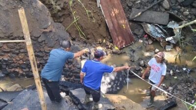 Pemkab Tabanan Segera Lakukan Penanganan Jembatan  Putus Jalur Luwus-Petang
