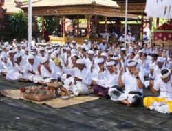 Pujawali Pura Dhang Kahyangan Petitenget, Hingga 10 Januari Umat Tidak Diperkenakan Melaksanakan Upacara Atiwa-tiwa