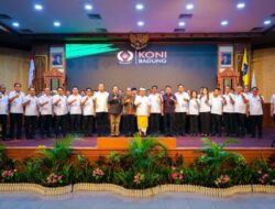 Dikukuhkan dan Dilantik Pengurus KONI Badung Masa Bakti 2025-2029