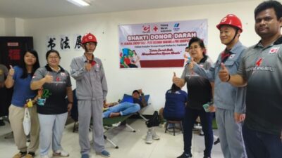 Donor Darah Warnai Bulan K3 Nasional, PLTU Celukan Bawang Himpun 114 Kantong Darah