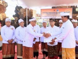 Wawali Arya Wibawa Hadiri Pangukuhan Prajuru Desa Adat Pedungan