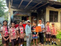 Perkuat Nilai Kepedulian Sosial, Pramuka Badung  Salurkan 100 Paket Sembako 