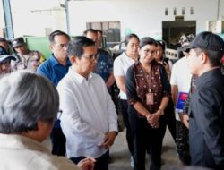 Bupati Badung Bersama Gubernur Bali Dampingi Menteri LH Tinjau TPS3R di Badung.