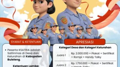 KSATRIA 2026 Diluncurkan, Satpol PP Buleleng Perkuat Kapasitas Satlinmas