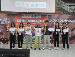 Atlet Bridge U16 Buleleng Sapu Bersih Podium di Tiga Kejuaraan Denpasar