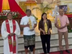 Ketua DPRD Badung Hadiri Perayaab HUT Ke-87 GKPB Philadelphia Legian dan HUT Ke-27 Persekutuan Bapak Kristya Winangun