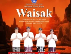 Pimpinan dan Anggota DPRD Kabupaten Badung Mengucapkan Selamat Hari Raya Waisak Tahun 2570 BE