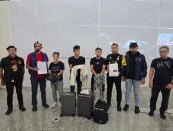Tiga WN Tiongkok Buronan Pencurian Bogor Ditangkap di Bandara Ngurah Rai