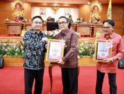 Walikota Jaya Negara Terima LHP dari BPK RI Perwakilan Bali, Kota Denpasar Raih Opini WTP Ke-14