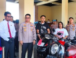 Tujuh Pelaku Curanmor Dibekuk, Polisi Selamatkan Sejumlah Kendaraan Curian