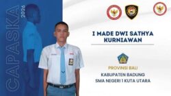 Selamat untuk I Made Dwi Sathya Kurniawan, Putra Badung yang Terpilih Sebagai Paskibraka Pusat 2026