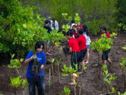 FINNS Bali Gandeng BYPW Pulihkan Pesisir Bali Lewat Penanaman 1.200 Mangrove