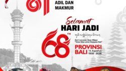 Pimpinan dan Sekretariat DPRD Bali Sampaikan Ucapan Hari Jadi Bali dan HUT ke-81 RI