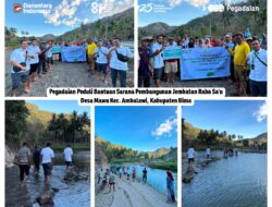 Pegadaian Salurkan Bantuan Rp275 Juta untuk Pembangunan Jembatan Raba Sa’u di Desa Mawu