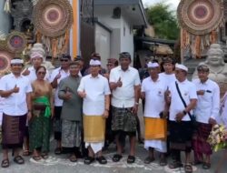 Ketua DPRD Badung Bersama Bupati Hadiri Upacara Dewa Yadnya di Desa Adat Dukuh Moncos